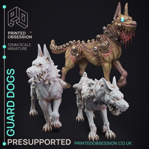 Image of Guard Dogs - Frankensteins Lab - PRESUPPORTED - 32mm Scale