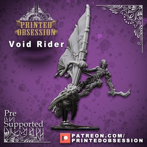 Image of Male Void Surfer - gyth - Pre supported - 32mm D&D
