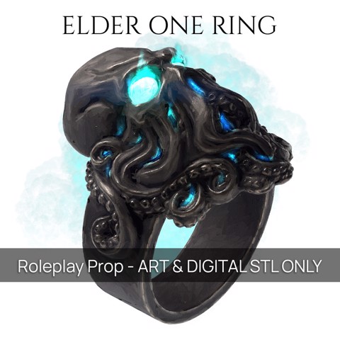Image of Elder One Ring - D&D Handout - Ring - PRESUPPORTED