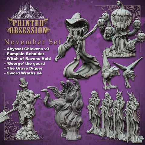 Image of Ravenshold & Company - Halloween Themed Pack- Pre Supported