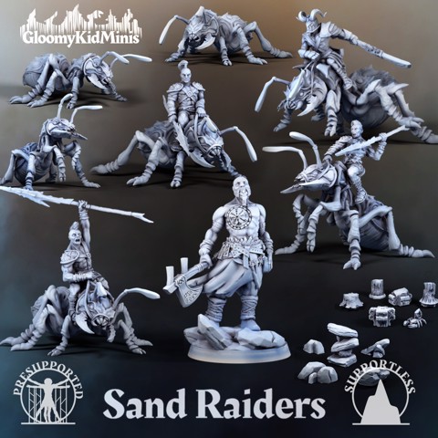 Image of Dark Sun PT6 Full Set. Sand Raiders.