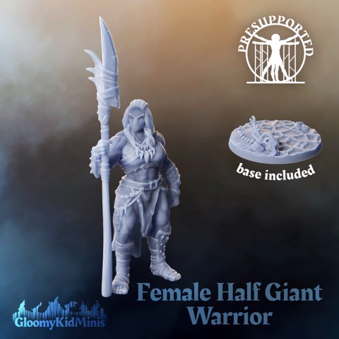 Image of Female Half-Giant Warrior