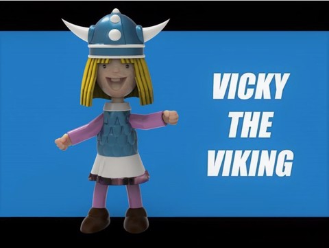 Image of Vicky the Viking - 28mm Miniature and Statuette - 4000 Follower Model