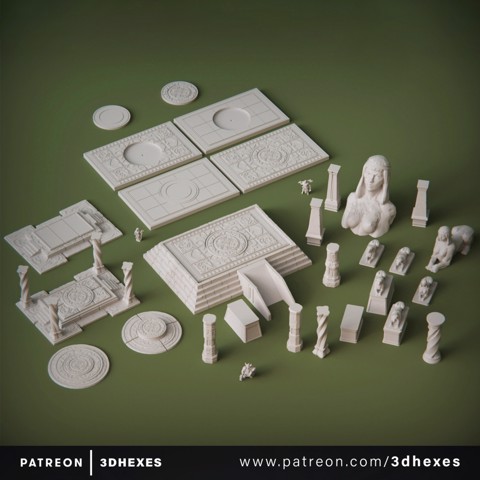 Image of Ancient Egyptian Temple #2 - Scenery Set