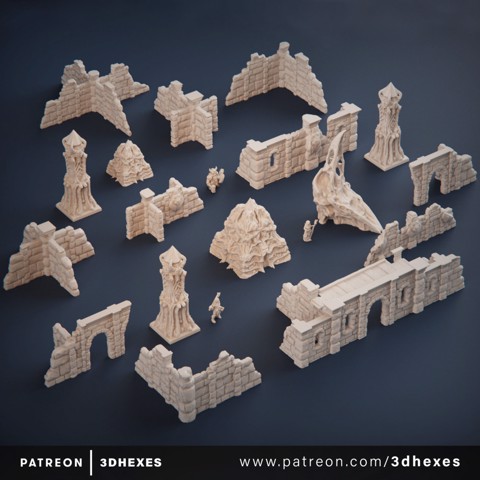 Image of Deathless Ruins - Scenery Set