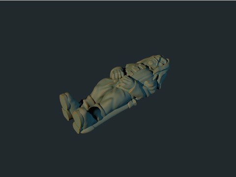 Image of Sleeping vampire (supportless, FDM friendly