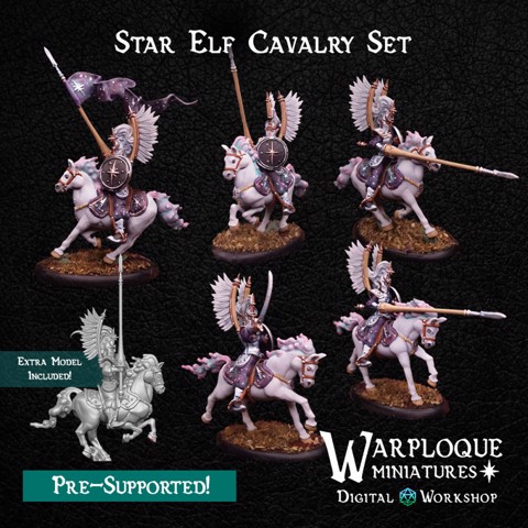 Image of Star Elf Cavalry Set