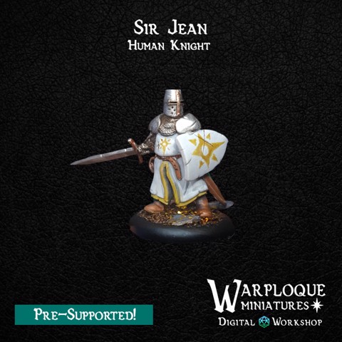 Image of Sir Jean - Human Knight