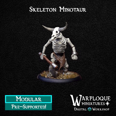 Image of Skeleton Minotaur