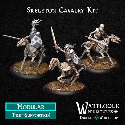Image of Skeleton Cavalry Kit (Modular)