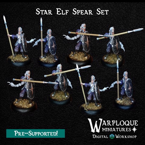 Image of Star Elf Spear Set