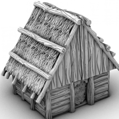 Image of Tool Shed with Slide in Walls