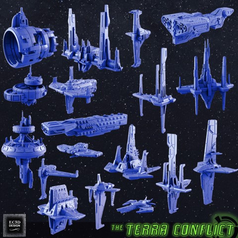 Image of The Alliance Fleet [Fleet Scale Starships]