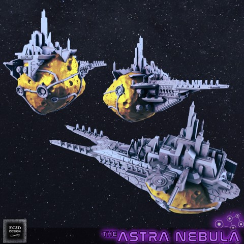 Image of Asteroid Cruiser [Fleet Scale Starship]