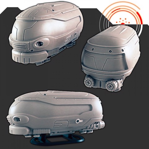 Image of Sci-fi Vehicles: Hover Van [Support-free]