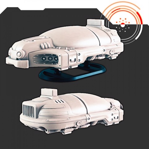 Image of Sci-fi Vehicles: Hover Taxi [Support-free]