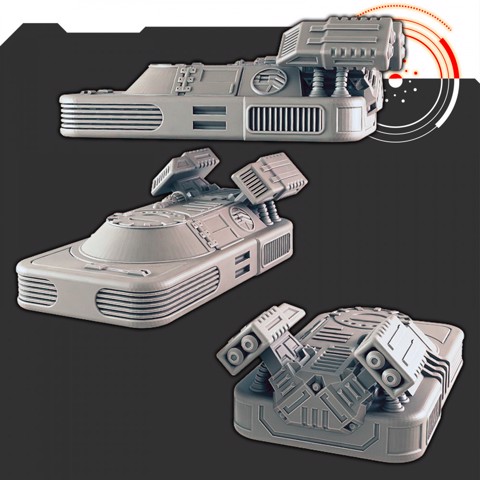 Image of Sci-fi Vehicles: Speeder - Ergo Family Cruiser [Support-free]