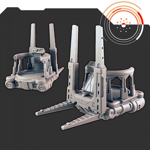 Image of Sci-fi Vehicles: Grav Loader [Support-free]