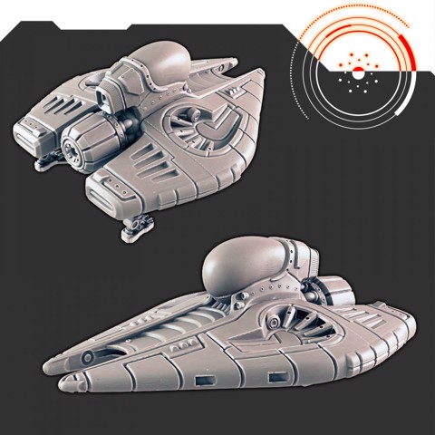 Image of Sci-fi Vehicles: Starfighter 1 [Support-free]