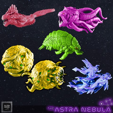 Image of Space Creatures - Set 1 [Fleet Scale Starship]