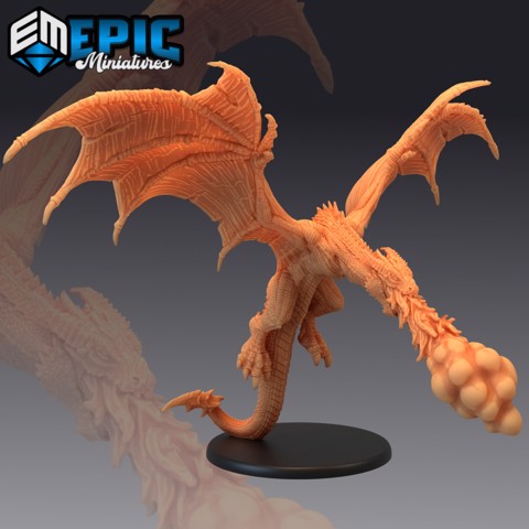 Image of Draconic Wyvern Breath Attack / Bulky Dragon / Flying Fire Drake