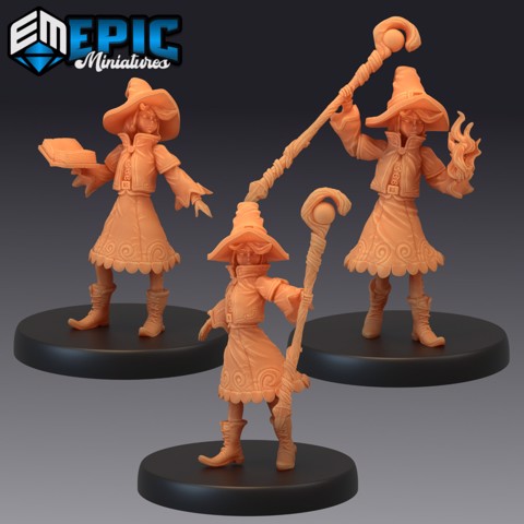 Image of Witch Apprentice Set / Child Sorceress / Small Female Wizard