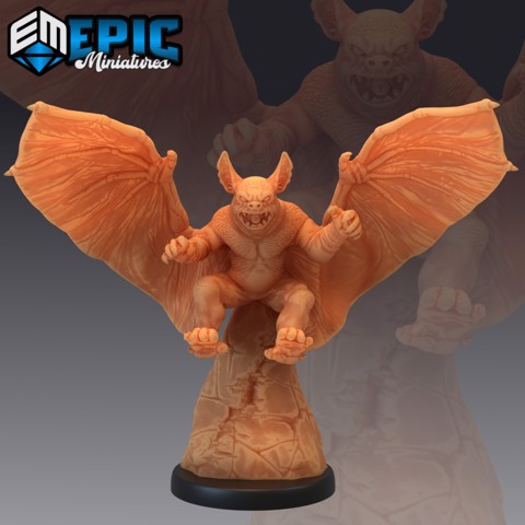 Image of Homunculus Attacking / Artificial Bat Creature / Manmade Abomination / Chimera
