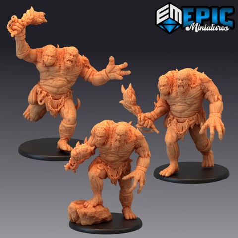 Image of Ettin Ancestor Set / Ancient Two Headed Ogre / Cave Encounter
