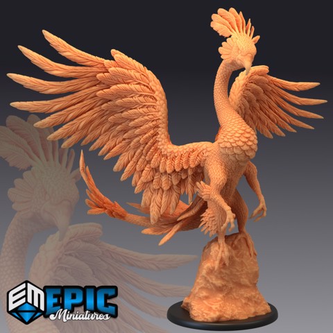 Image of Peacock Griffin Intimidating / Exotic Gryphon / Rare Flying Hybrid Encounter