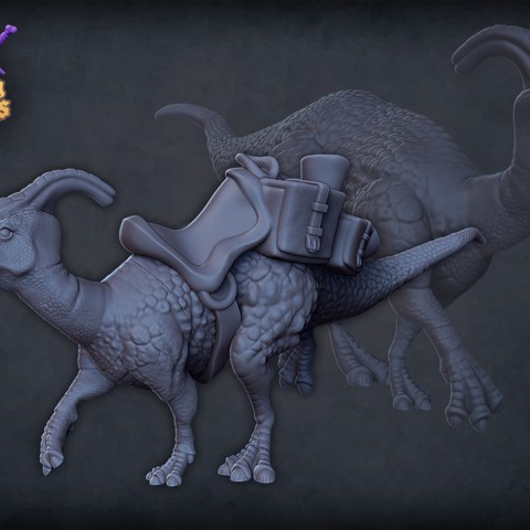 Image of Parasaur (with and without bags)