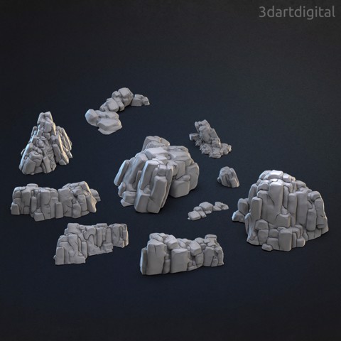 Image of Scattered Rocks