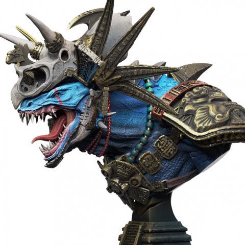 Image of BUST AZUL’ANOK LOYAL-BEYOND-DEATH + PERSONAL STAND