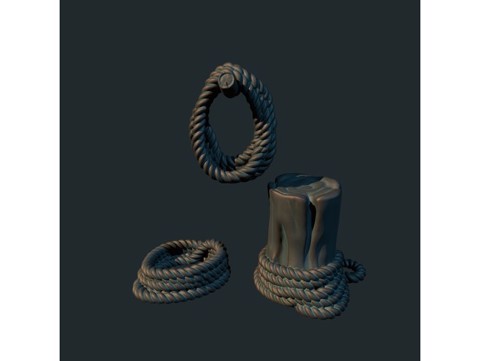 Image of Ropes (Supportless, FDM friendly)