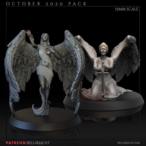 Image of Oct. 2020 Patreon | Angel Theme