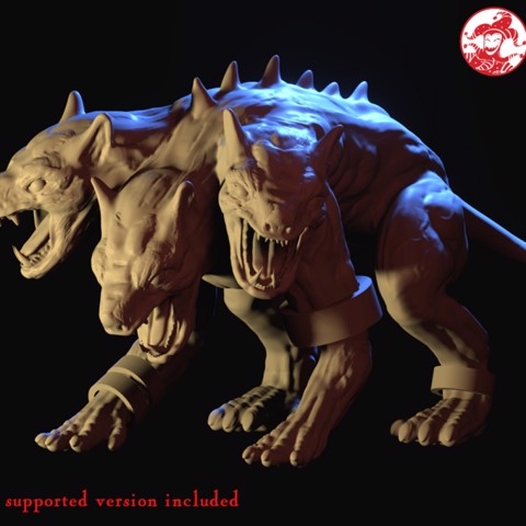 Image of Hell-Hound miniature (2 inch/50 mm base, 1.25 inch/32 mm height)