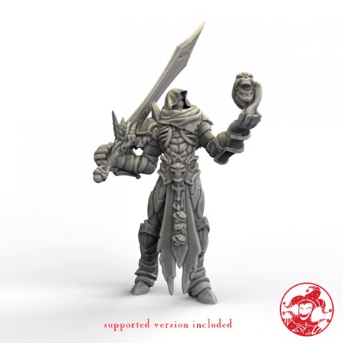 Image of Warlock Hexblade of the Imperium 1 inch base, 32 mm height Medium miniature
