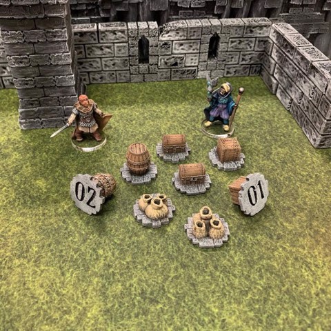 Image of Numeric Fantasy Objective Markers