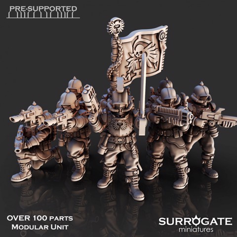 Image of Tempest Battalion Modular Unit, Surrogate Miniatures August release