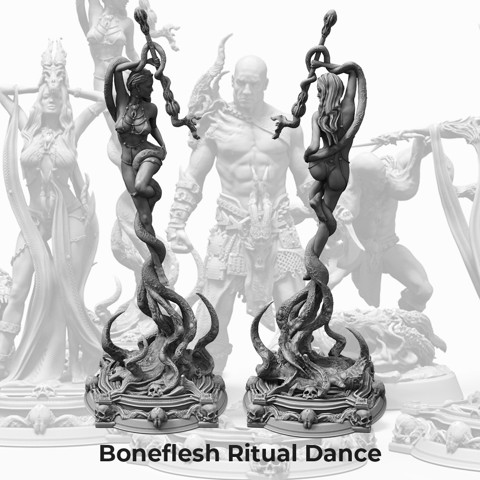 Image of Boneflesh Ritual Dance (PRE-SUPPORTED 32mm&75mm)