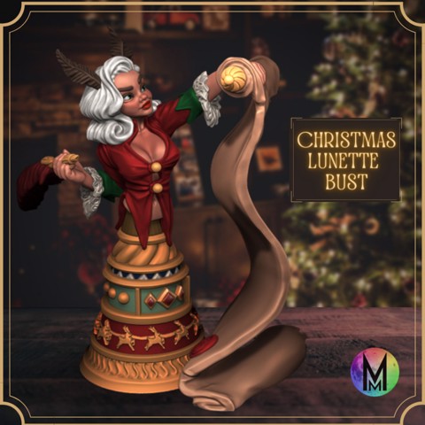 Image of Christmas Lunette Bust