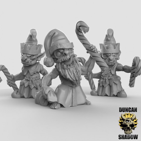 Image of Christmas Goblins (Multipart Kit) (PreSupported)