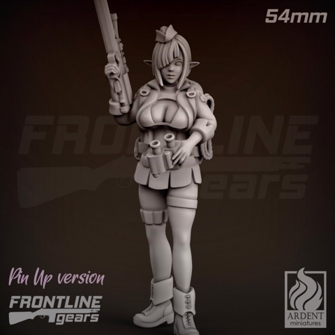 Image of Frontline Gears: Cpt Sofia Undfeld Pin-Up version