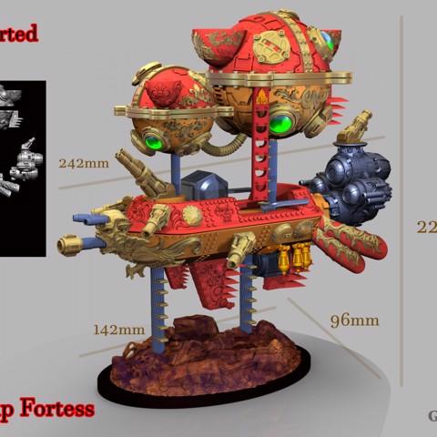 Image of The Flying Ship Fortress