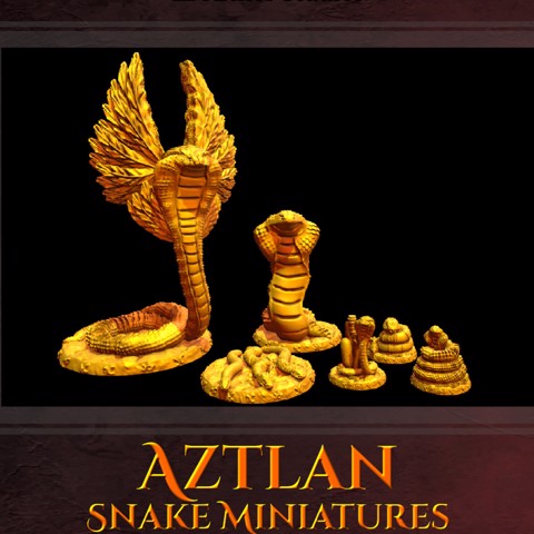 Image of Aztlan Snake Miniatures