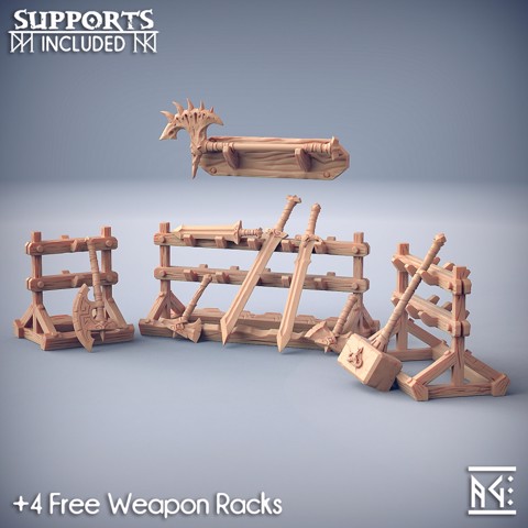 Image of Weapons for Loot & Racks: Dragonpeak Barbarians