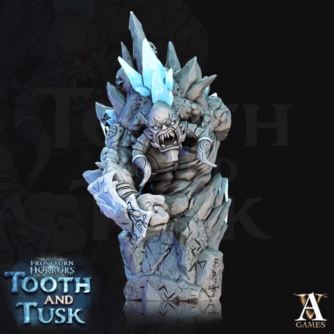 Image of Ice Troll Bust