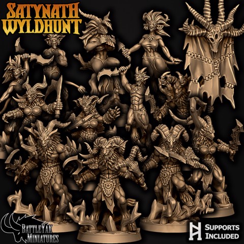 Image of Satynath Wyldhunt Character Pack