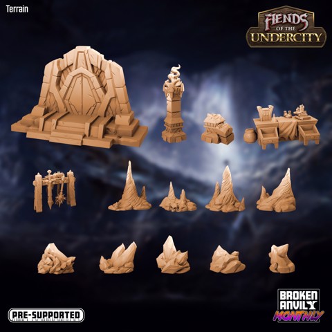 Image of Fiends of the Undercity - Terrain Pack