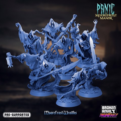 Image of Panic at Moorefrost Manor- Wraiths Complete Set