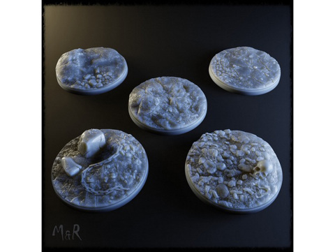 Image of Round bases -Rocky